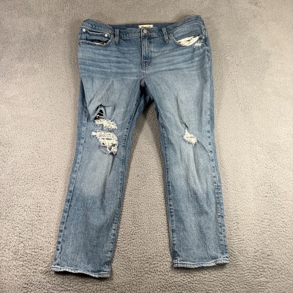 Madewell Jeans Womens 33P Petite High-Rise Slim Boy Jean
